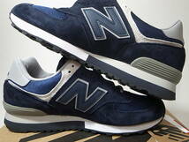 【送料無料 即決】NEW BALANCE UK製 OU576PNV 26cm US8 新品 35周年記念 復刻 NAVY ネイビー 紺 ピッグスキンスウェード メッシュ 英国製_画像7