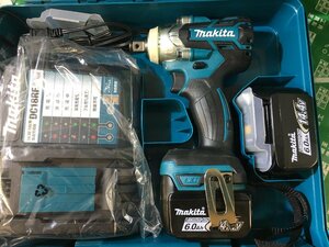 【新品・未使用】★マキタ(Makita) 充電式インパクトレンチ 14.4V 6Ah バッテリ2本・充電器・ケース付 TW284DRGX/ITNBKW6P7M3G