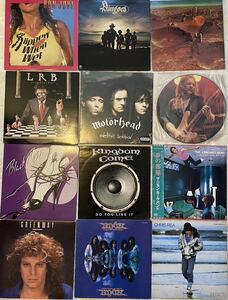 Box#17-① 【大量レコード24枚！】洋楽、Heavy Metal/Classic Rock, Motorhead, Bon Jovi,Midnight Oil,Kingdom Come,Europe 