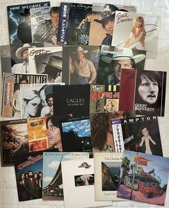 Box #13-⑤【大量レコード24枚！】洋楽 Country / Rock, Randy Travis, George Strait, Eagles, Gerry Rafferty, Doobie Brothers