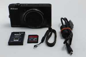 4381- ニコン Nikon デジタルカメラ COOLPIX S8000 ノーブルブラック 並品