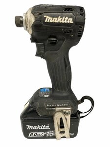 【送料無料】makita マキタ インパクトドライバー 本体 バッテリー TD171D 18V 6.0Ah 中古品 ブラック 電動工具