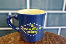 新品　GOODYEAR　グッドイヤー　陶器製　マグカップ　TIRES　コーヒーマグ　日本製　アメリカン　カフェ　_画像1