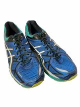 ●●ASICS アシックス ランニングシューズ T4H3N サイズ9/27 2E 青●●_画像2