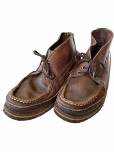 ●●us製 RUSSELL MOCCASIN ラッセルモカシン スポーティングクレーチャッカ　8E/26 茶レザー●●