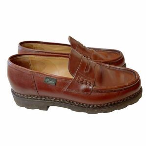 ●●上質良品 PARABOOT REIMS バラブーツ ランス ローファー 7/25.5 茶●●の画像5