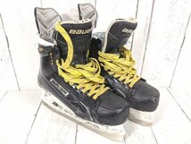 【11yt152】アイスホッケーシューズ Bauer バウアー SUPREME TOTAL ONE MX3 ブラック 7.5(約27.0㎝)◆エッジ TUUK LIGHT SPEED EDGE◆T2308_画像1