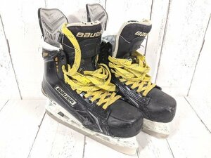 【11yt152】アイスホッケーシューズ Bauer バウアー SUPREME TOTAL ONE MX3 ブラック 7.5(約27.0㎝)◆エッジ TUUK LIGHT SPEED EDGE◆T2308