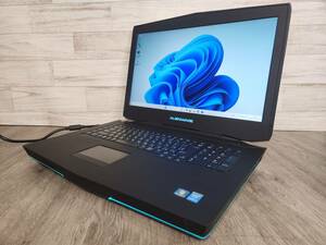 B-059　＊＊ DELL Alienware18 / Core i7-4940MX / SSD480GB・HDD1TB / Ge Force GTX880M ×2 / ゲーミング / Windows11 ＊＊　 　