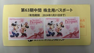 1/31まで東京ディズ二ーリゾート ペアチケット