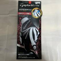 ST■ 未使用 TaylorMade テーラーメイド ゴルフグローブ 2点セット 23〜24cm Mサイズ 手袋 耐久性 ゴルフ スポーツ 未開封 黒 ブラック_画像6