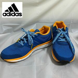 ST■adidas アディダス メンズ 26.5cm スニーカー ランニングシューズ 陸上 Mana bounce Knitマナ バウンス ニットARTAF4112 青 オレンジ