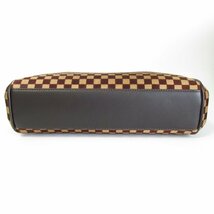 美品 LOUIS VUITTON ルイヴィトン ダミエ ソバージュ ライオン ハラコ レザー チャーム ハンドバッグ M92131 ブラウン系_画像4