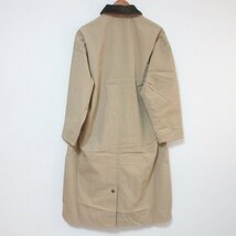 未使用 21AW FREAK’S STORE フリークスストア BRITISH KHAKI ステンカラー ロングハンティングコート オーバーサイズ F ベージュ_画像2