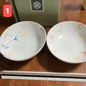 たち吉　お皿　みやこ草楕円中鉢2 桜柄小皿2枚セット　食器　大きさ説明欄に追記しました！