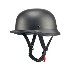 人気新品　ジャーマンヘルメット ヘルメット 原付 ナチヘル 半帽ヘル 軽量ハーレーヘルメット米国 DOT認証済品 グレー　サイズ：XXL