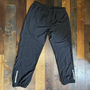 supreme WARM UP PANT ウォームアップ　シュプリーム　XL black ナイロンパンツ 