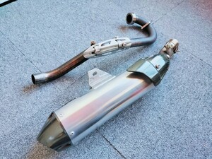 デルタバレル4-s セロー トリッカー XT250X DG15J DG17J スリップオンマフラー サイレンサー SP忠男 エキパイ FMF トルクヘッドパイプdelta