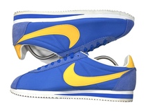 15年製 ナイキ NIKE コルテッツ 807472-471 27.5cm ブルー イエロー クラシック CORTEZ スニーカー バーシティロイヤル ナイロン USED品_画像4