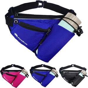  free shipping * running pouch KimeKore belt bag walking PET bottle smartphone joting not light weight mountain climbing fishing lady's men's 