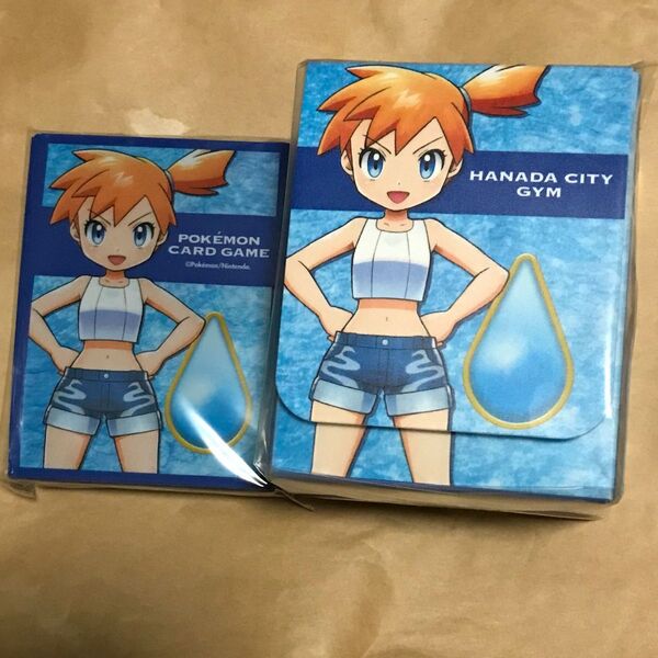 未使用 ハナダシティジム カスミ デッキシールド デッキケース ポケモン ポケカ