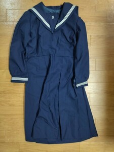 岡山県 山陽女子高校 女子制服　ジャンパースカート　卒業生保管品　現・山陽学園高校　旧モデル　セーラー服　プレミア 正規品