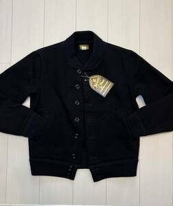 リアルマッコイズ アウター REAL MCCOYS MJ16143 WOOL ATHLETIC JACKET ウールアスレチックジャケット ブラック　JOE McCOY