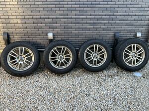 即決！　ダンロップ　DIREZZA NSC 17インチ　 114.3 7J +48 エクストレイル　T32 　225/65r17 スタッドレス　おまけタイヤ　【手渡しのみ】