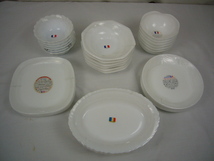 ★Yamazaki arcopal　白い食器　６枚セット・6種類★_画像1