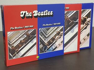 【美品】ザ・ビートルズ 赤盤 青盤 4枚組CD THE BEATLES 1962 -1966 1967- 1970 輸入盤 2009年リマスター