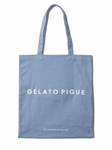 新品　gelato pique ジェラートピケ ホビートートバッグ　ブルー　青