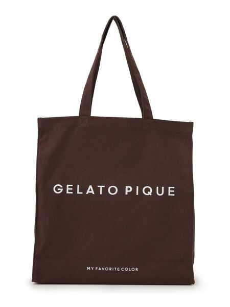 新品　ジェラートピケ ホビートートバッグ　ブラウン　BRW gelato pique