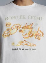 7万新品本物◆モンクレールジーニアス◆S◆FRAGMENT HIROSHI FUJIWARA 7MONCLERドラゴンプリントTシャツ白_画像3