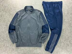 Wl141 正規品 ADIDAS アディダス スポーツウェア トラックスーツ ジャージ セットアップ 上下 紺系 メンズ 