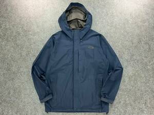 Wl278 正規品 THE NORTH FACE×GORE-TEX ザノースフェイス×ゴアテックス クラウドジャケット マウンテンパーカ 比翼 濃紺 メンズ L