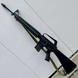 M-16 5.56MM AUTOMATIC RIFLE TOKYO JAPAN SMG刻印 モデルガン オートマチックライフル ミリタリー 現状品 1円スタート #18373