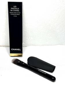 [2771] 新品 未使用 CHANEL シャネル パンソー フォン ドゥ タン ファンデーション ブラシ PINCEAU FOND DE TEINT BRUSH N°100