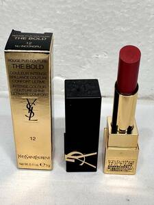 [2768] 新品 未使用 YSL YVES SAINT LAURENT イヴ・サンローラン ルージュ ピュールクチュール ザ ボールド No.12 クチュールリップ