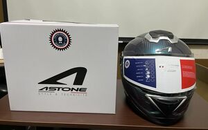 【送料無料・未使用美品】 ASTONE(アストン)フルフェイスヘ GT-1000F カーボンヘルメット イリジウムカラー XL