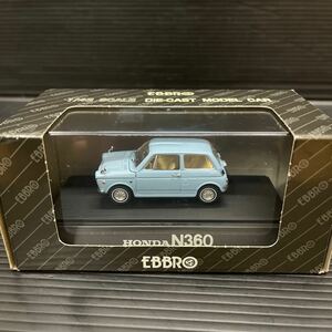 エムエムピー 1/43EBBRO HONDA N360 LIGHT BLUE 30