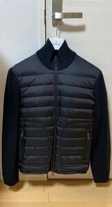 １円～　ハンガー・ガーメントケース付　MONCLER◆ニットダウン◆正規店購入・新品・未使用　モンクレール　ハイブリット　size：S