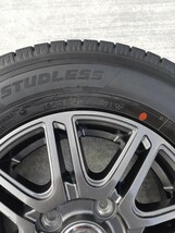 バリ山9分山 145/80R12 80/78N LT 145R12 6PR LT PCD100 4穴 軽トラック、軽バン、スタッドレスタイヤ！アルミホイール！超お買い得！_画像9