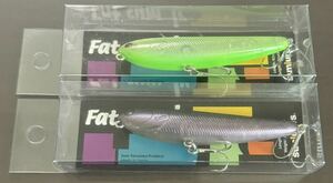 【新品未使用】　サムルアーズ　ファットサムJr ダブルライム　プロブルー　2個セット　sumlures Fat sum Jr