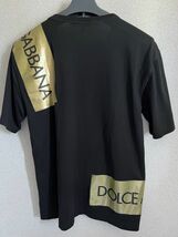 DOLCE&GABBANA ロゴパッチTシャツ 46_画像2