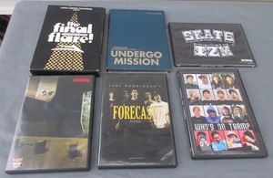 ☆激安☆スケボーDVD 6作品セット the final flare/UNDERGO MISSION/SKATE IZM2010/WHO'S on Team?/FORECAST/アクセス オールエリアズ