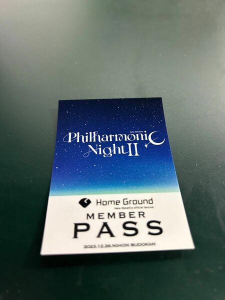 秦基博　ファンクラブ限定　Philharmonic Night Ⅱ ステッカー