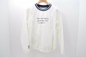 coco* Admiral * long sleeve crew neck pull over *2WAY* lining attaching * white * white *L*USED* letter pack post service plus shipping possible *73819