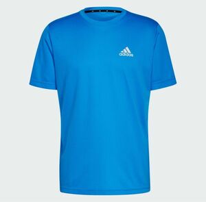 adidas 新品未使用品半袖シャツ　人気のブルー　2XLサイズ　本日限定割引価格　タイムセール　早い者勝ち　即日発送