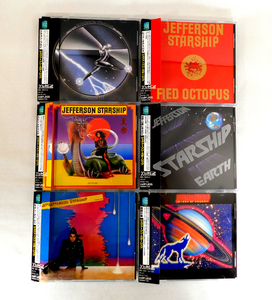 ジェファーソン・スターシップ JEFFERSON STARSHIP [CD] 6タイトルセット「ドラゴン・フライ/レッド・オクトパス/スピットファイア/他」