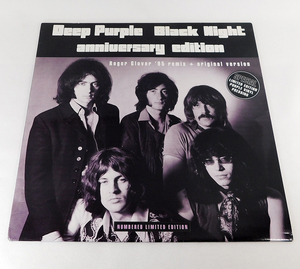 UK盤 限定 12インチ「Deep Purple/Black Night Anniversary Edition」Roger Glover Remix/ディープパープル シリアルナンバー Color Vinyl